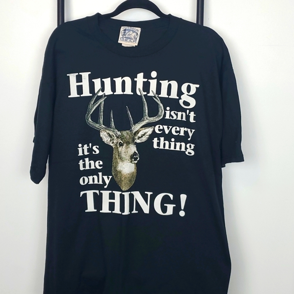 Outdoor Gear Crew Neck Hunting Isn't Every Thing... T-shirt Top Men Size XL